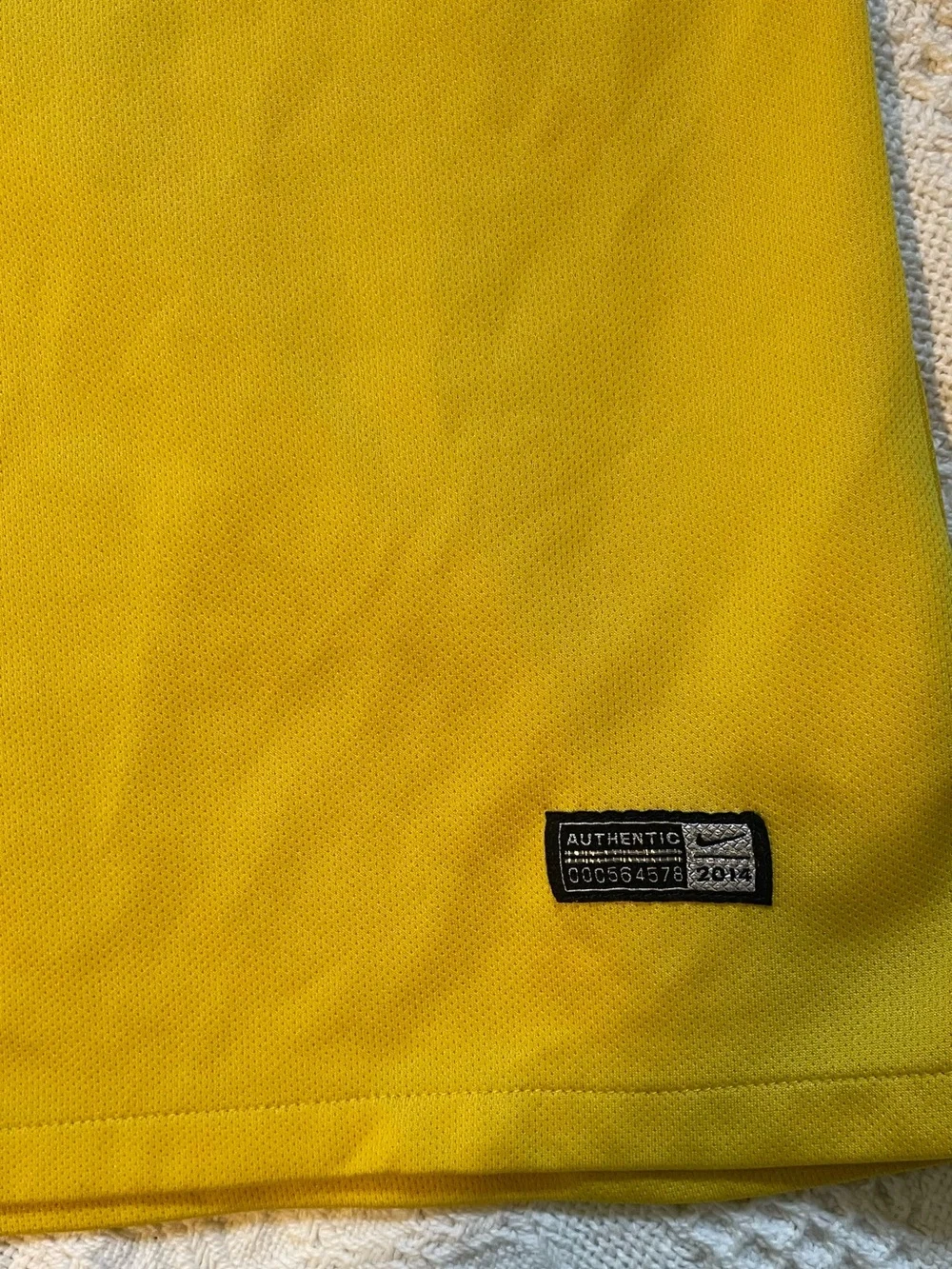 Authentic Nike Brazil National Team Soccer Jersey Home | Youth Large L